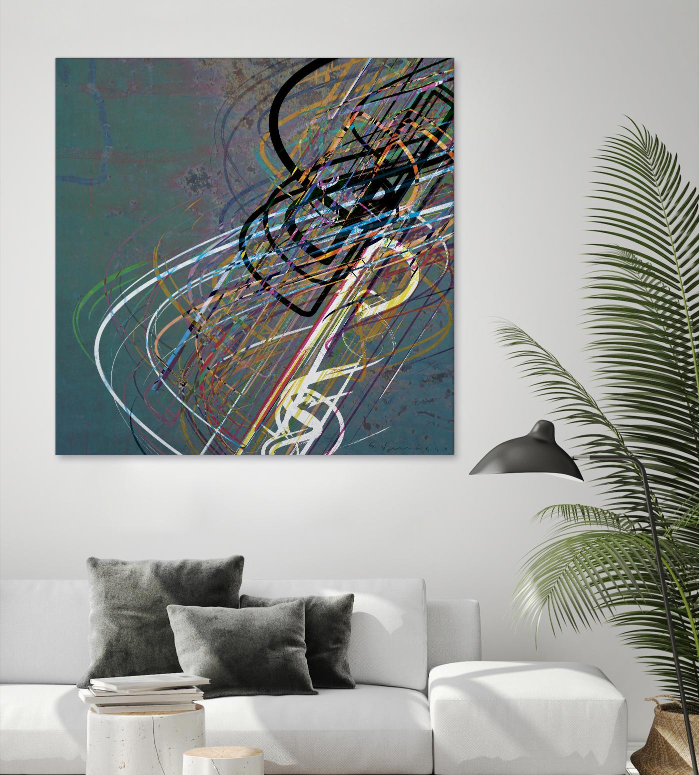 Electrical Currents I by Enrico Varrasso on GIANT ART - black abstract