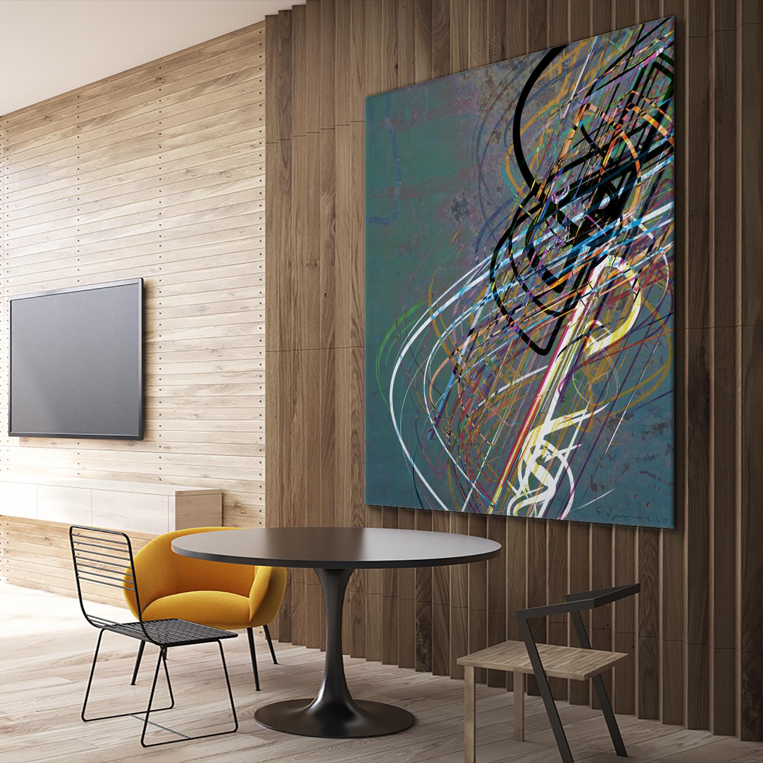 Electrical Currents I by Enrico Varrasso on GIANT ART - black abstract