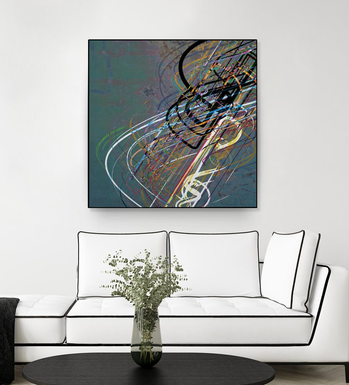 Electrical Currents I by Enrico Varrasso on GIANT ART - black abstract