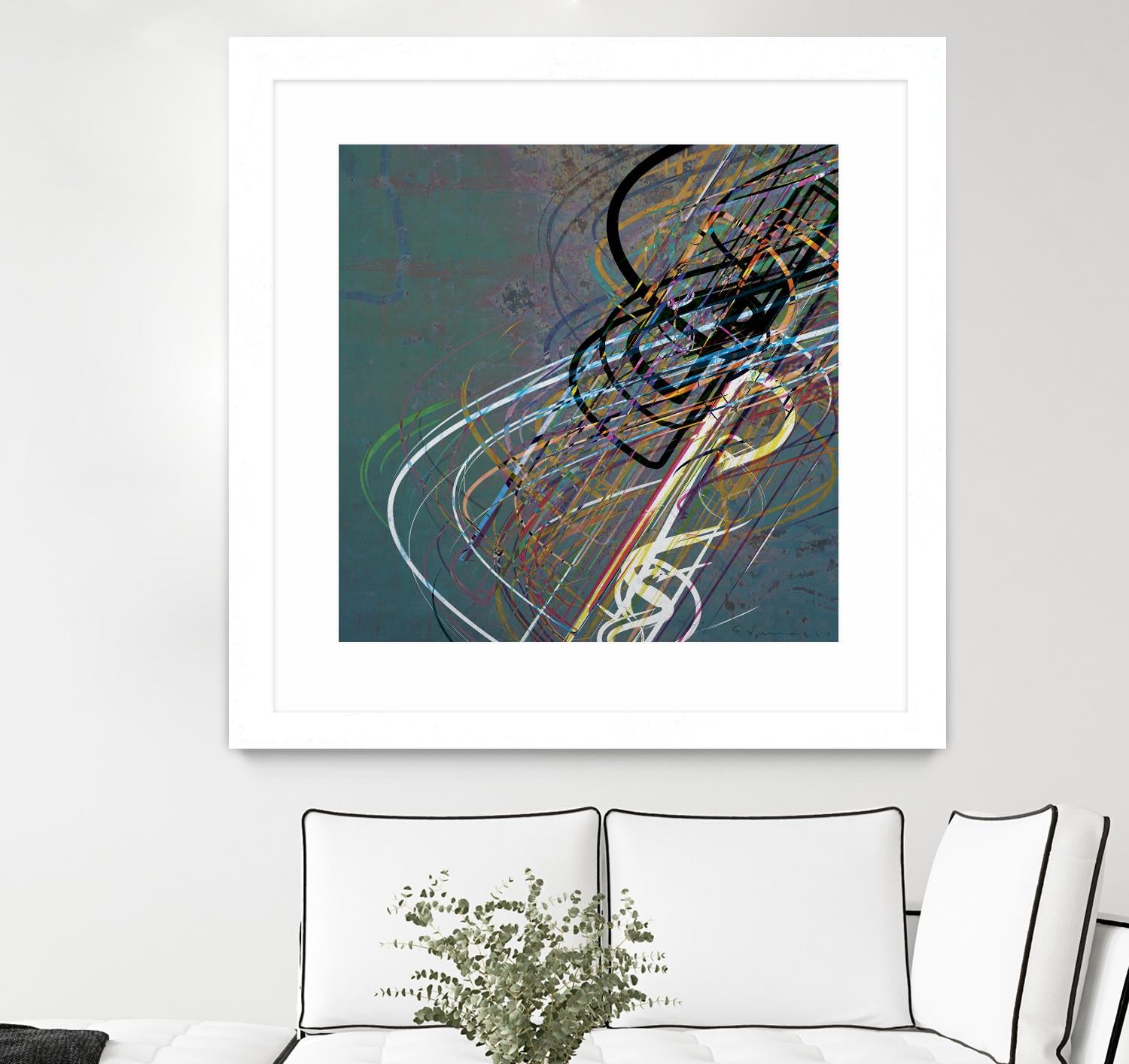 Electrical Currents I by Enrico Varrasso on GIANT ART - black abstract