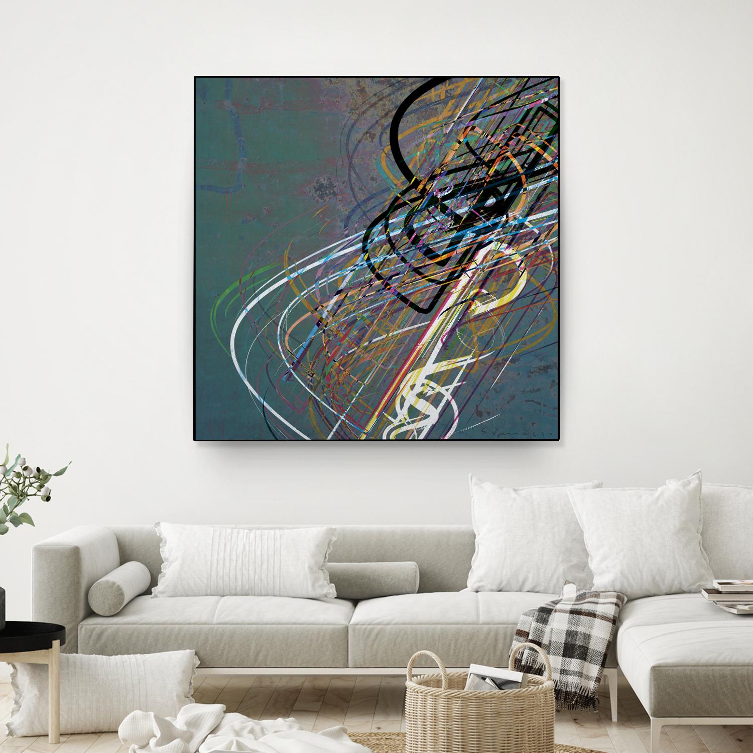 Electrical Currents I by Enrico Varrasso on GIANT ART - black abstract