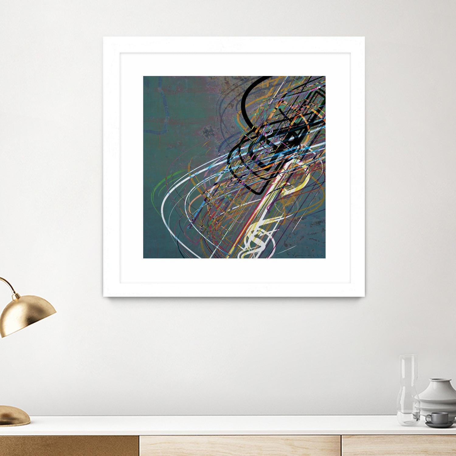 Electrical Currents I by Enrico Varrasso on GIANT ART - black abstract