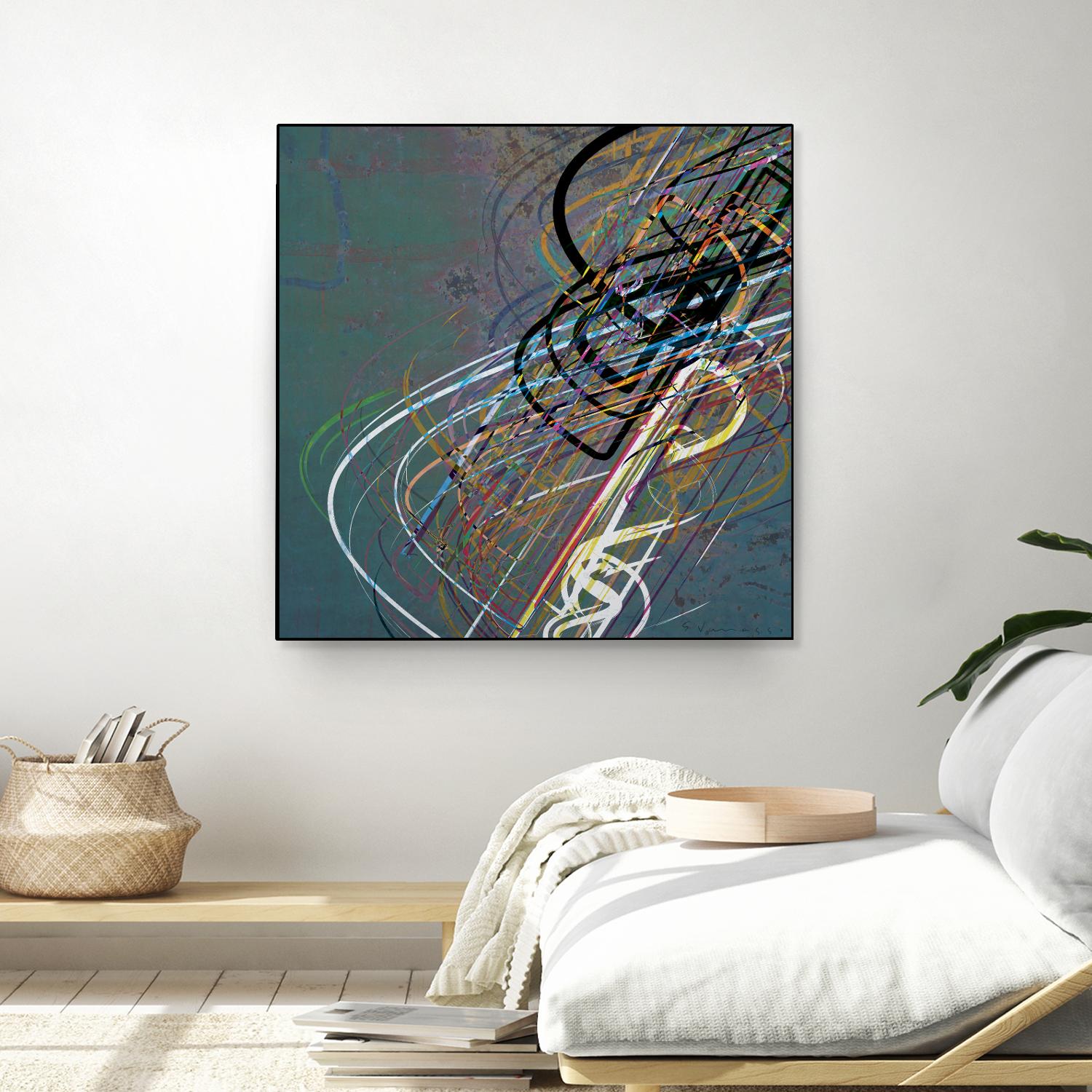 Electrical Currents I by Enrico Varrasso on GIANT ART - black abstract