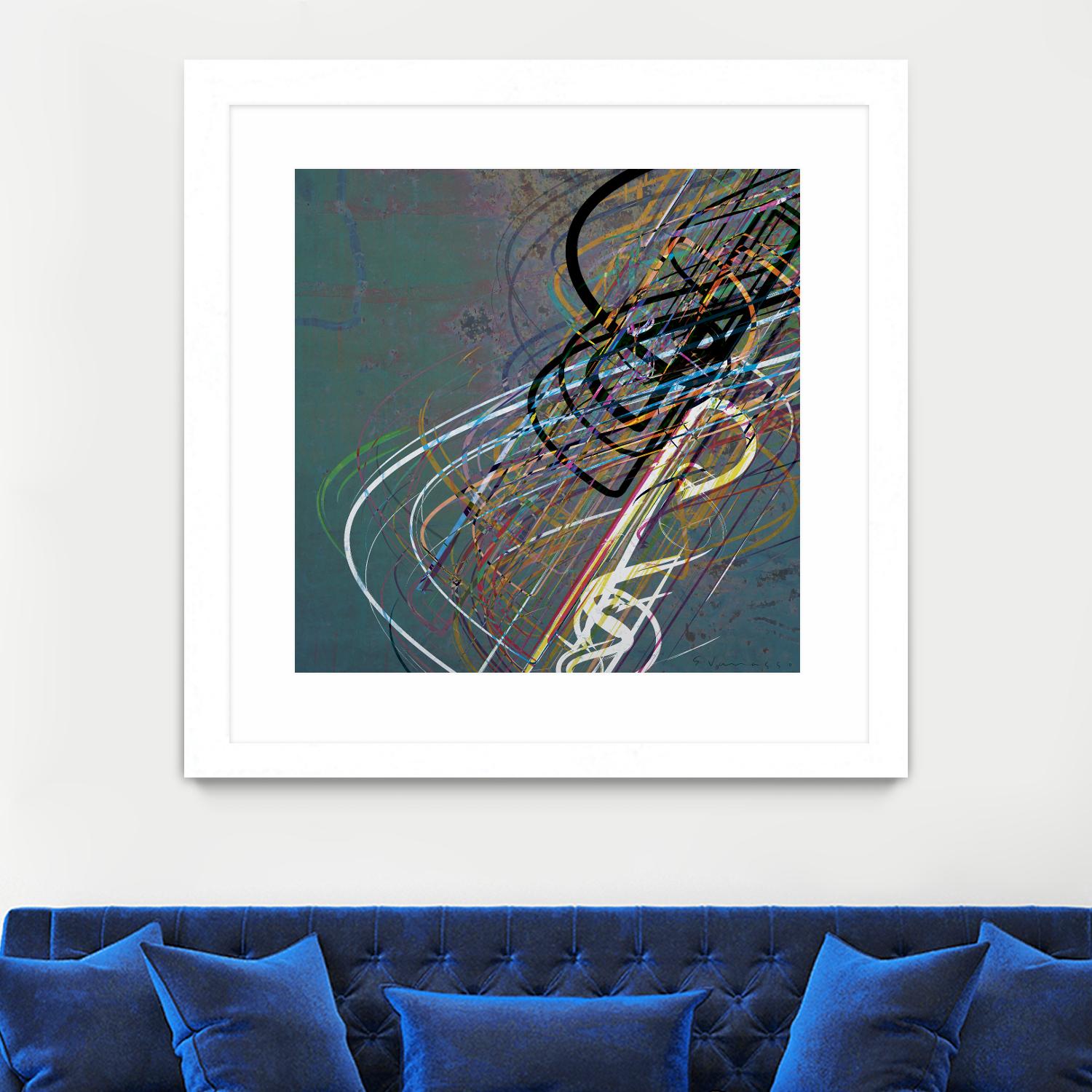 Electrical Currents I by Enrico Varrasso on GIANT ART - black abstract