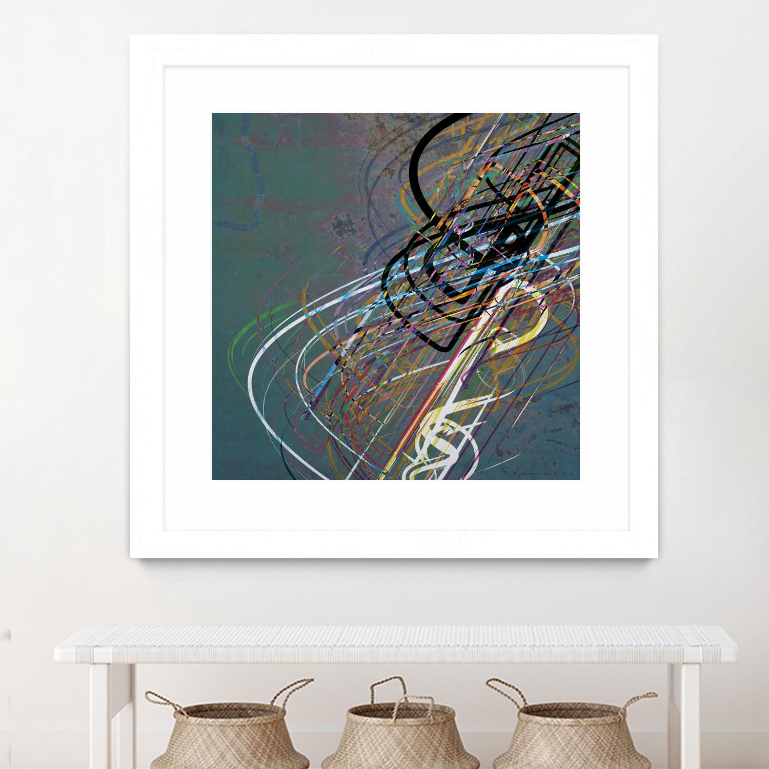 Electrical Currents I by Enrico Varrasso on GIANT ART - black abstract