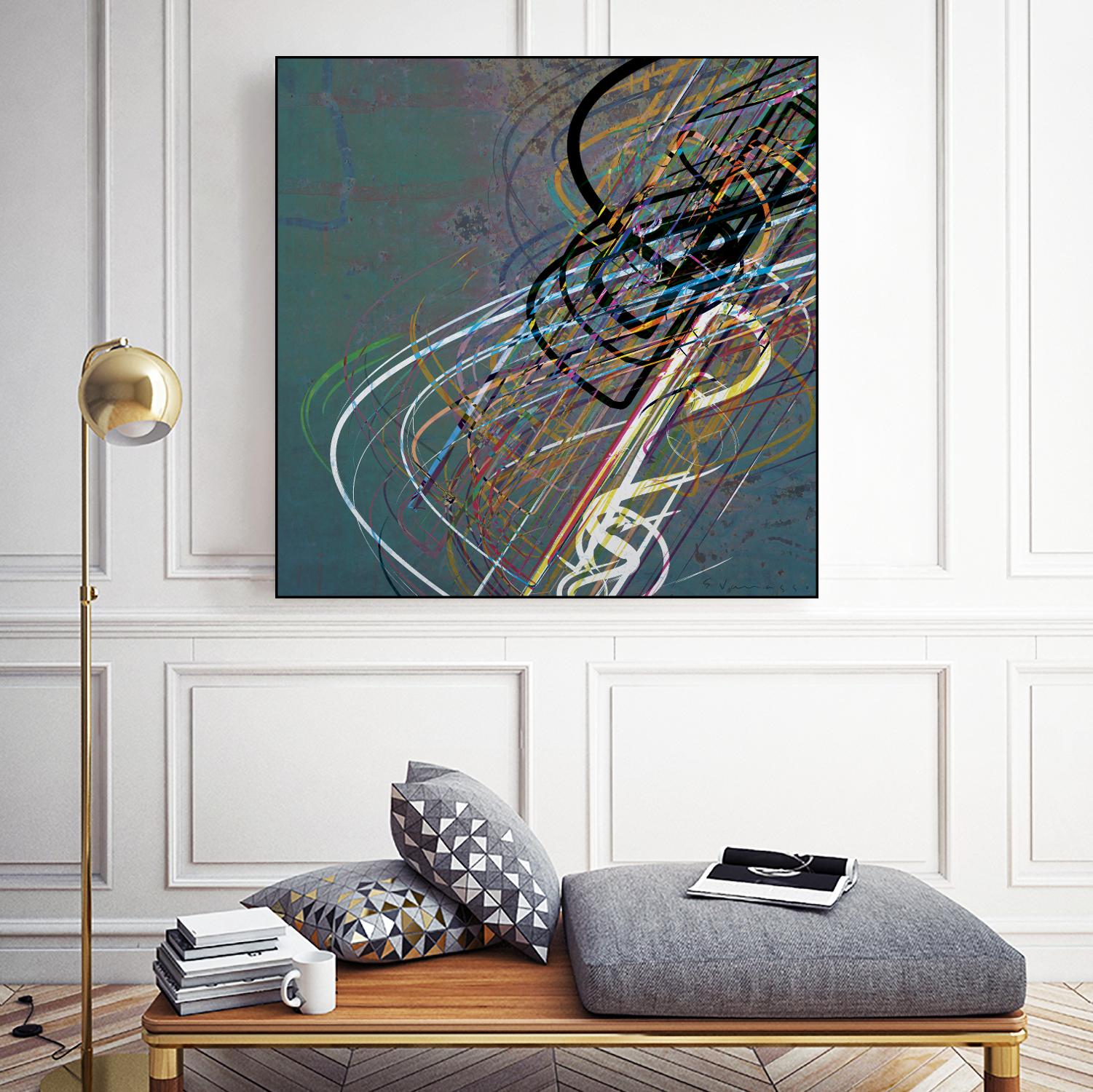 Electrical Currents I by Enrico Varrasso on GIANT ART - black abstract