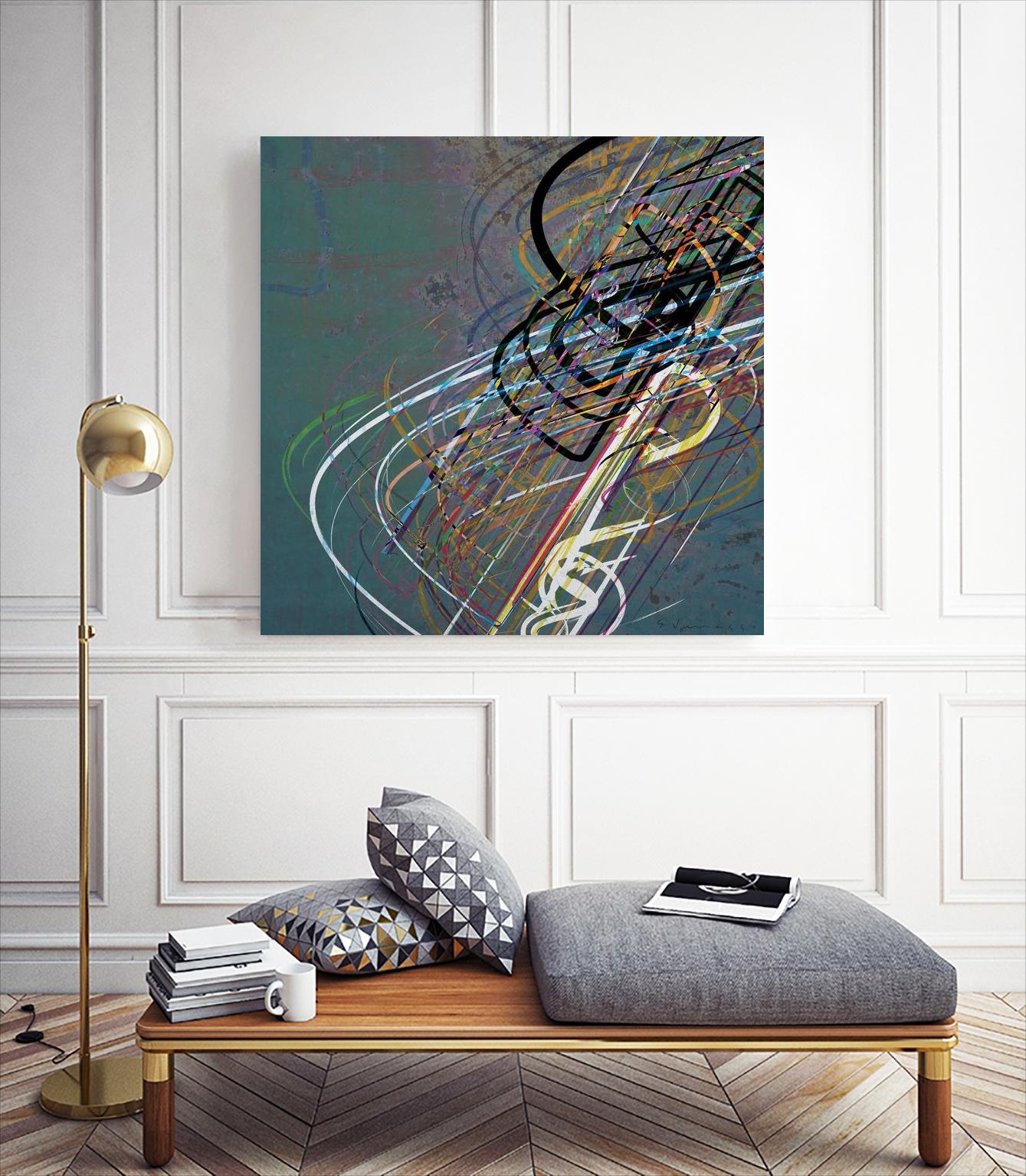 Electrical Currents I by Enrico Varrasso on GIANT ART - black abstract
