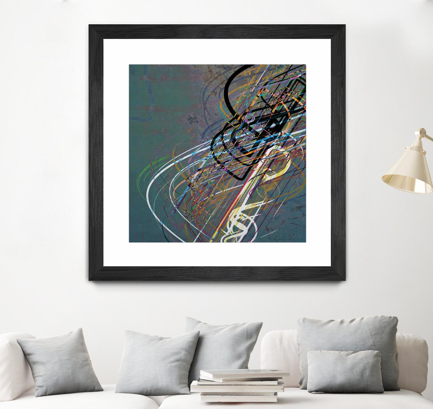 Electrical Currents I by Enrico Varrasso on GIANT ART - black abstract