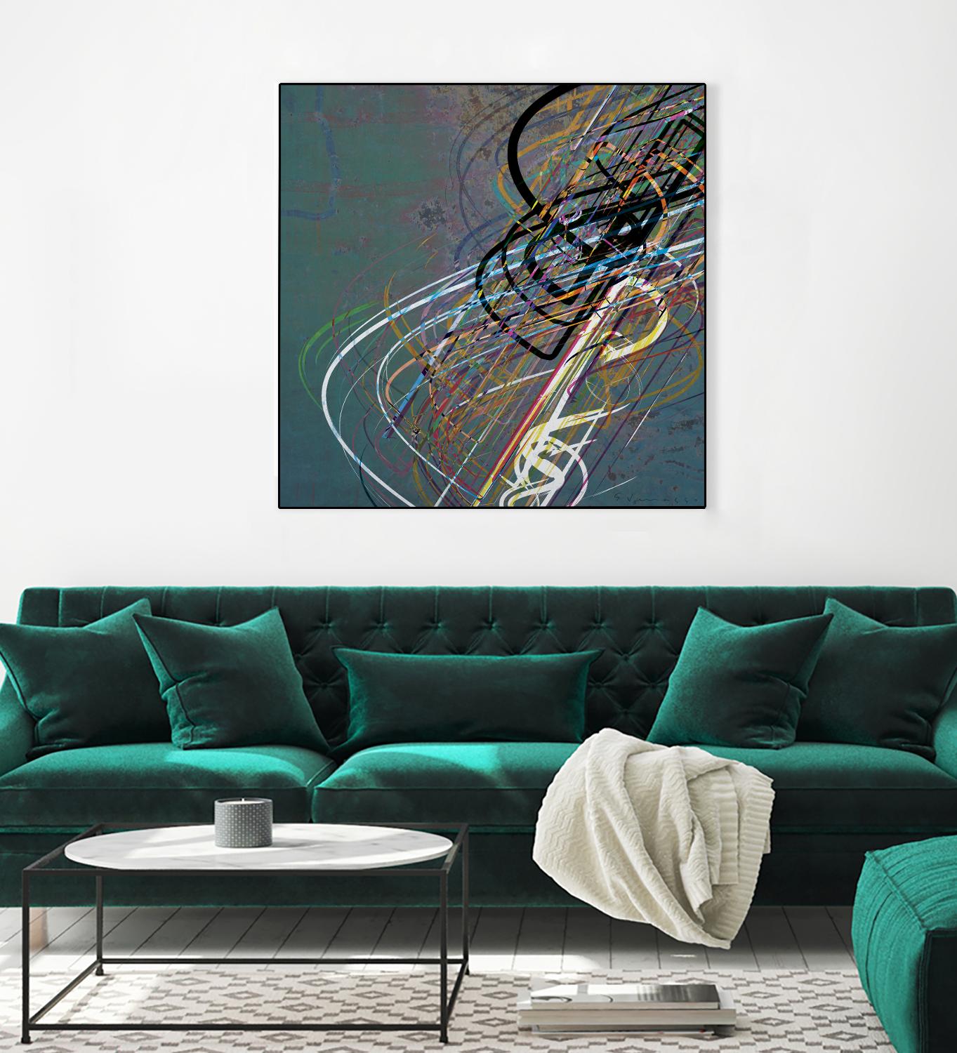 Electrical Currents I by Enrico Varrasso on GIANT ART - black abstract