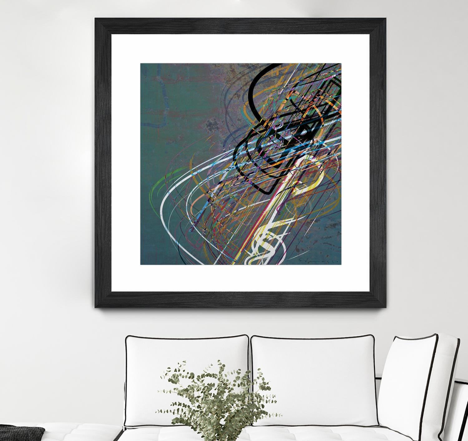 Electrical Currents I by Enrico Varrasso on GIANT ART - black abstract