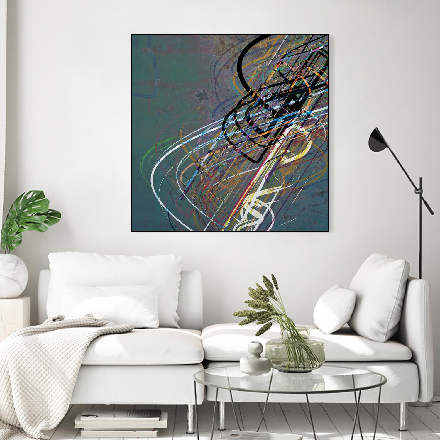 Electrical Currents I by Enrico Varrasso on GIANT ART - black abstract