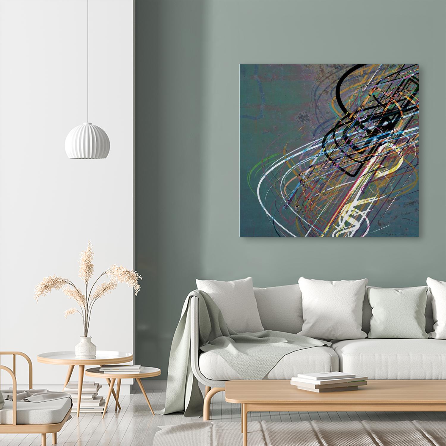 Electrical Currents I by Enrico Varrasso on GIANT ART - black abstract