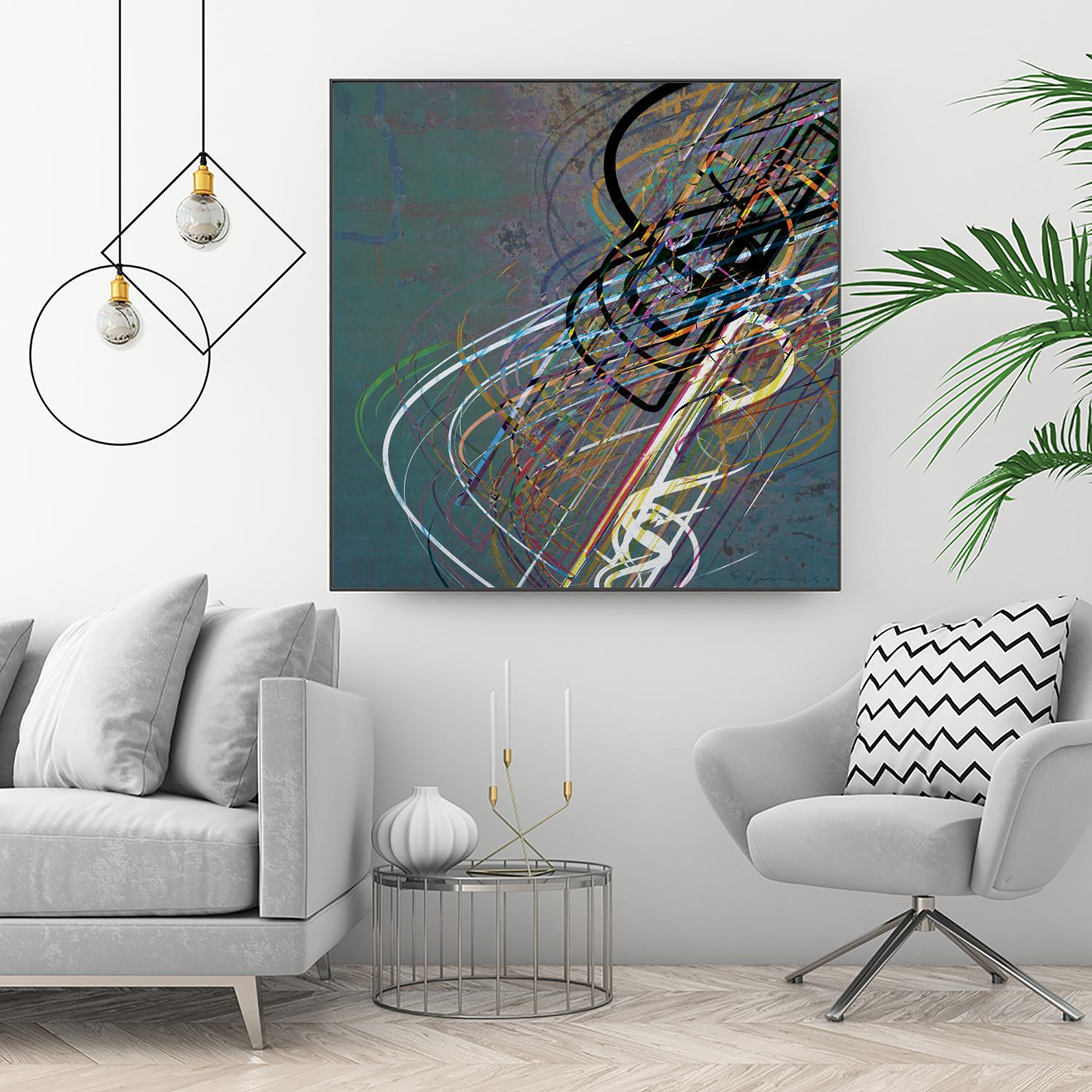 Electrical Currents I by Enrico Varrasso on GIANT ART - black abstract