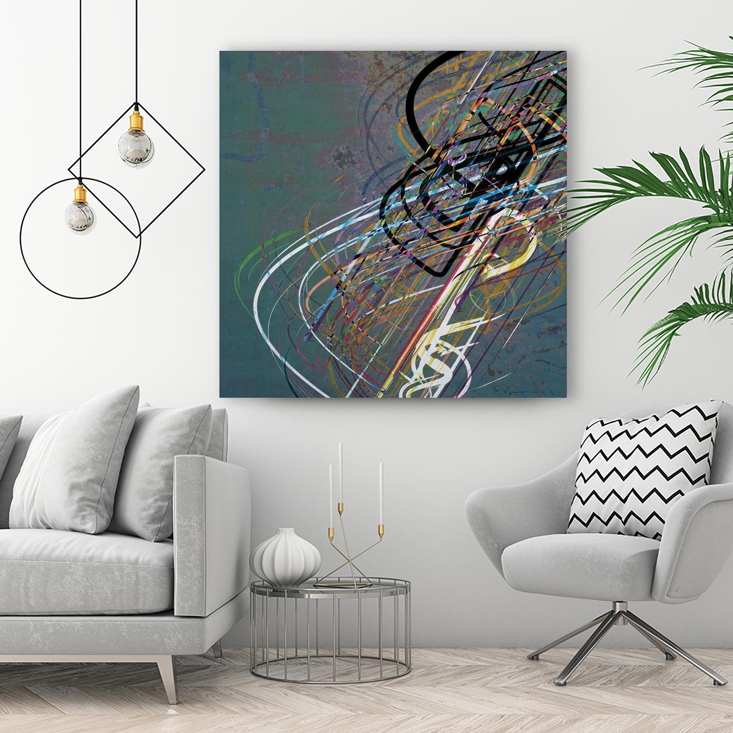 Electrical Currents I by Enrico Varrasso on GIANT ART - black abstract