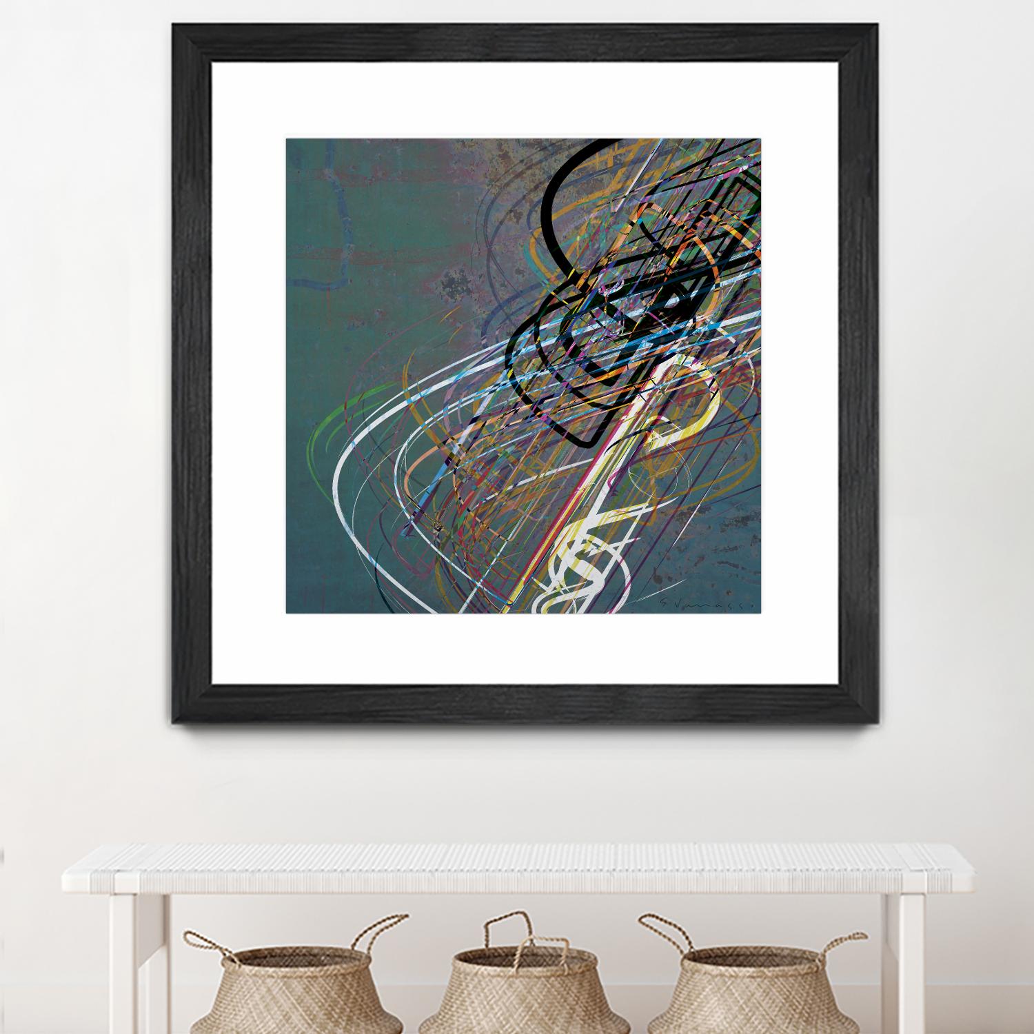 Electrical Currents I by Enrico Varrasso on GIANT ART - black abstract