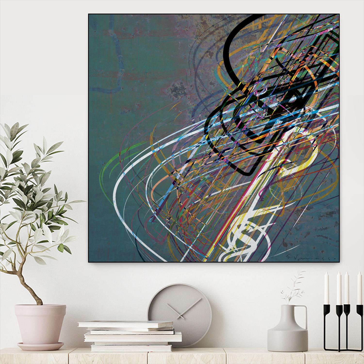 Electrical Currents I by Enrico Varrasso on GIANT ART - black abstract