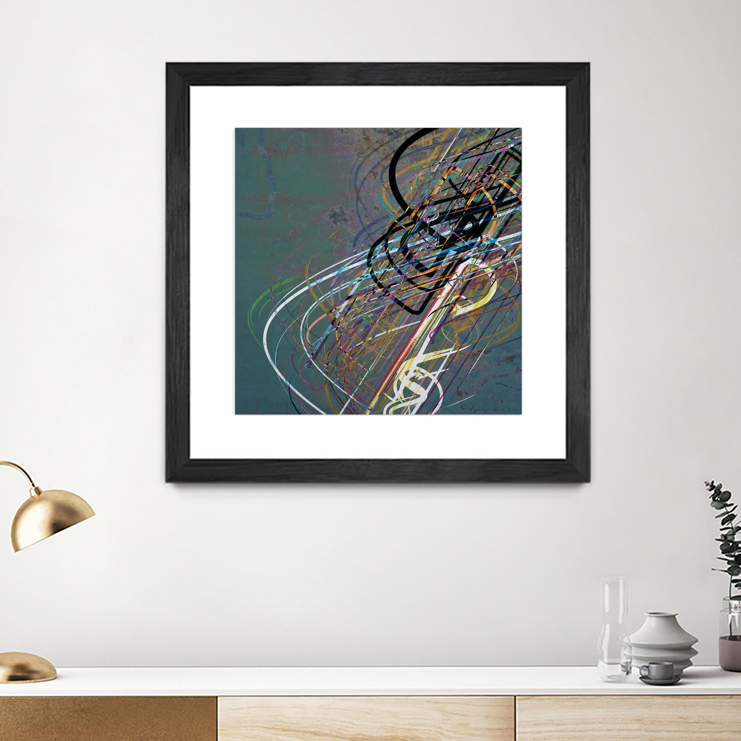 Electrical Currents I by Enrico Varrasso on GIANT ART - black abstract