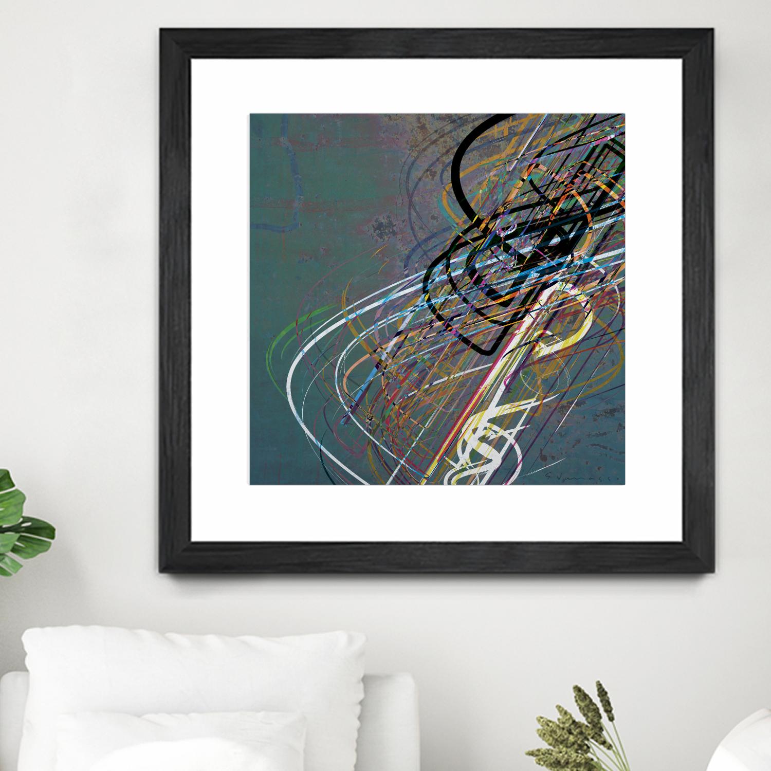 Electrical Currents I by Enrico Varrasso on GIANT ART - black abstract