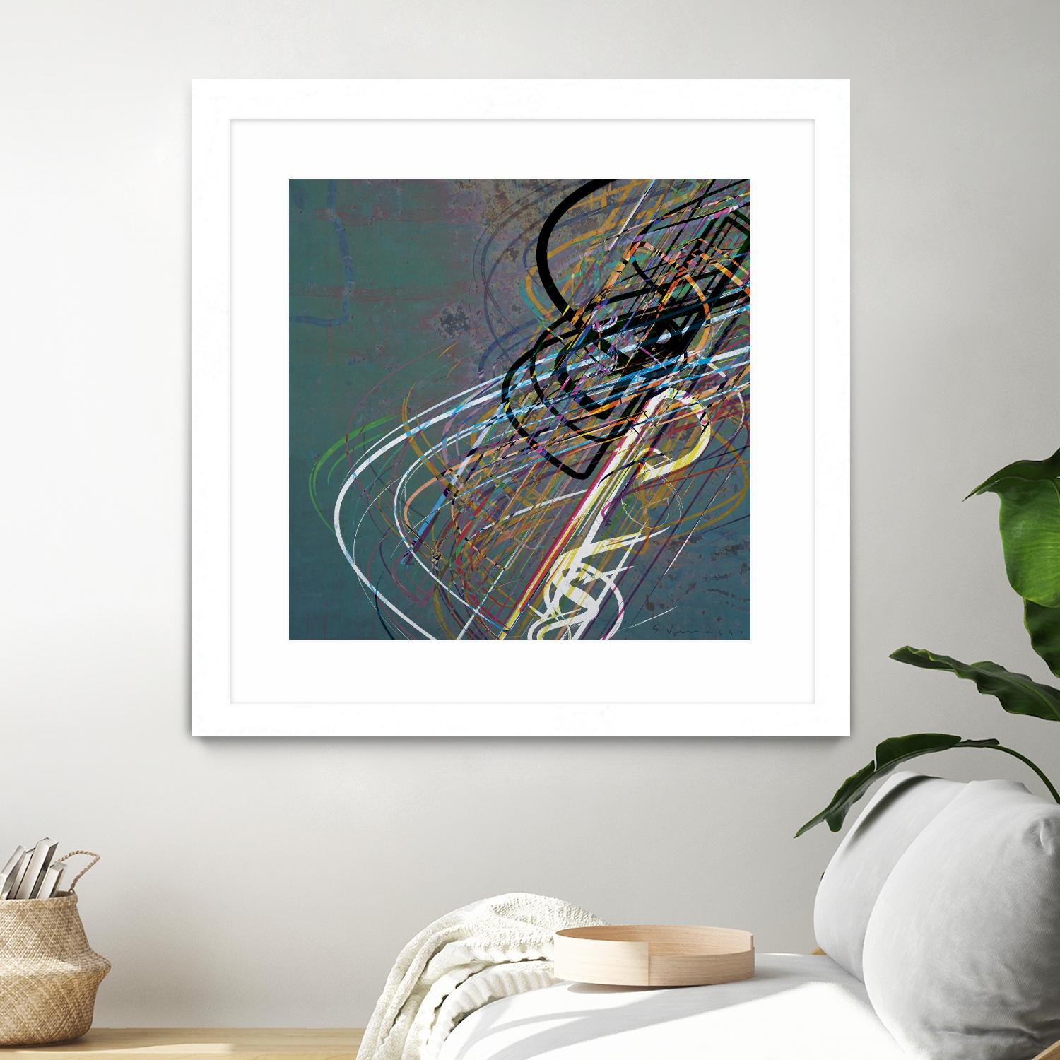 Electrical Currents I by Enrico Varrasso on GIANT ART - black abstract