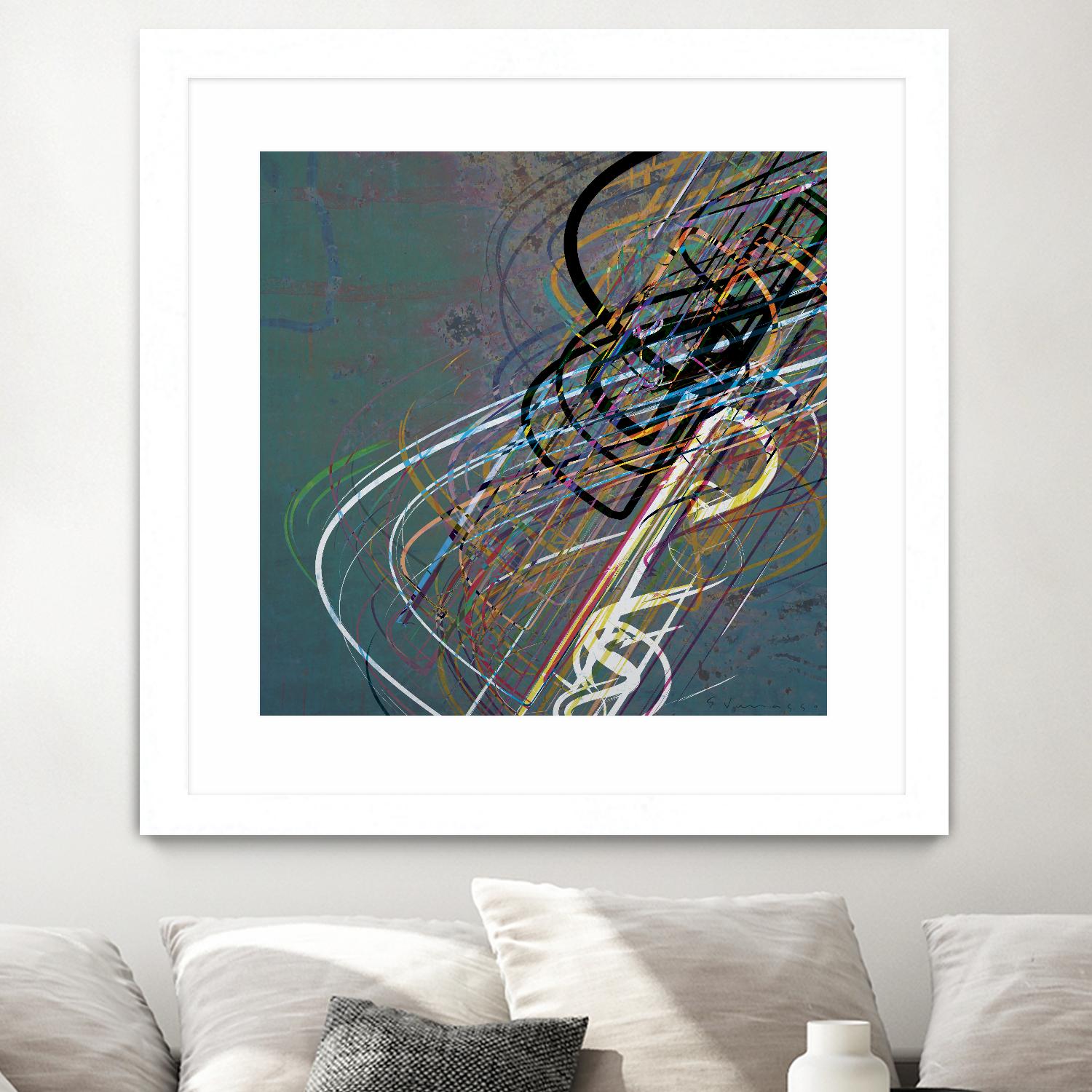 Electrical Currents I by Enrico Varrasso on GIANT ART - black abstract