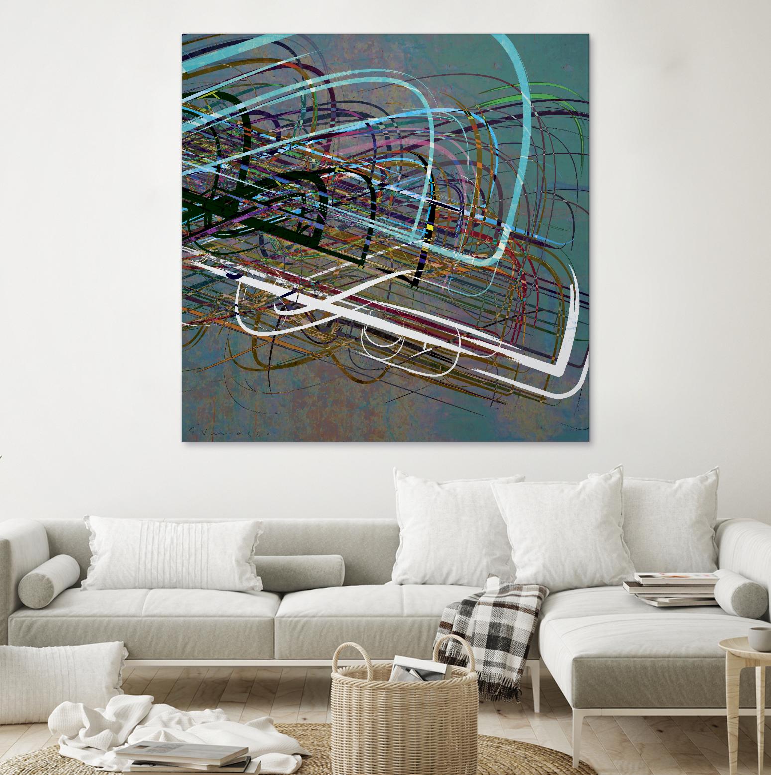 Electrical Currents III by Enrico Varrasso on GIANT ART - black abstract