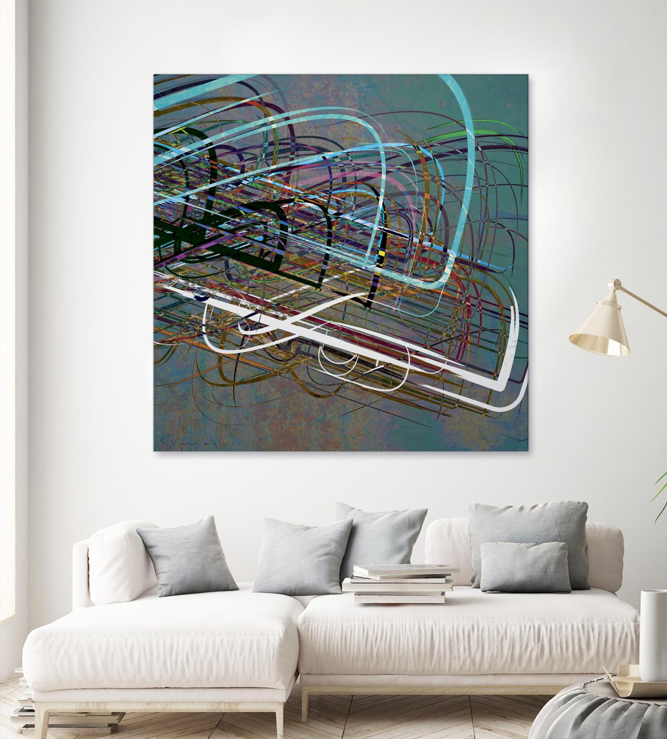 Electrical Currents III by Enrico Varrasso on GIANT ART - black abstract