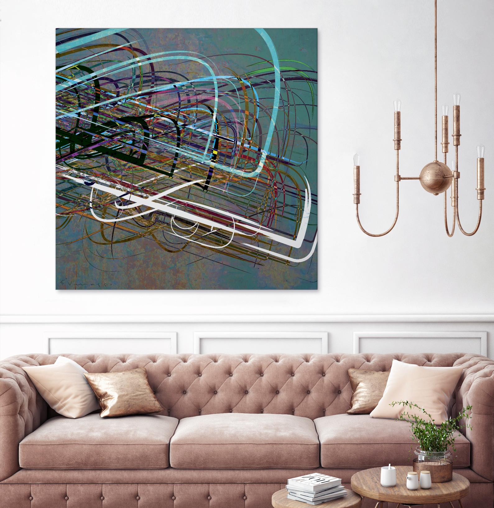 Electrical Currents III by Enrico Varrasso on GIANT ART - black abstract