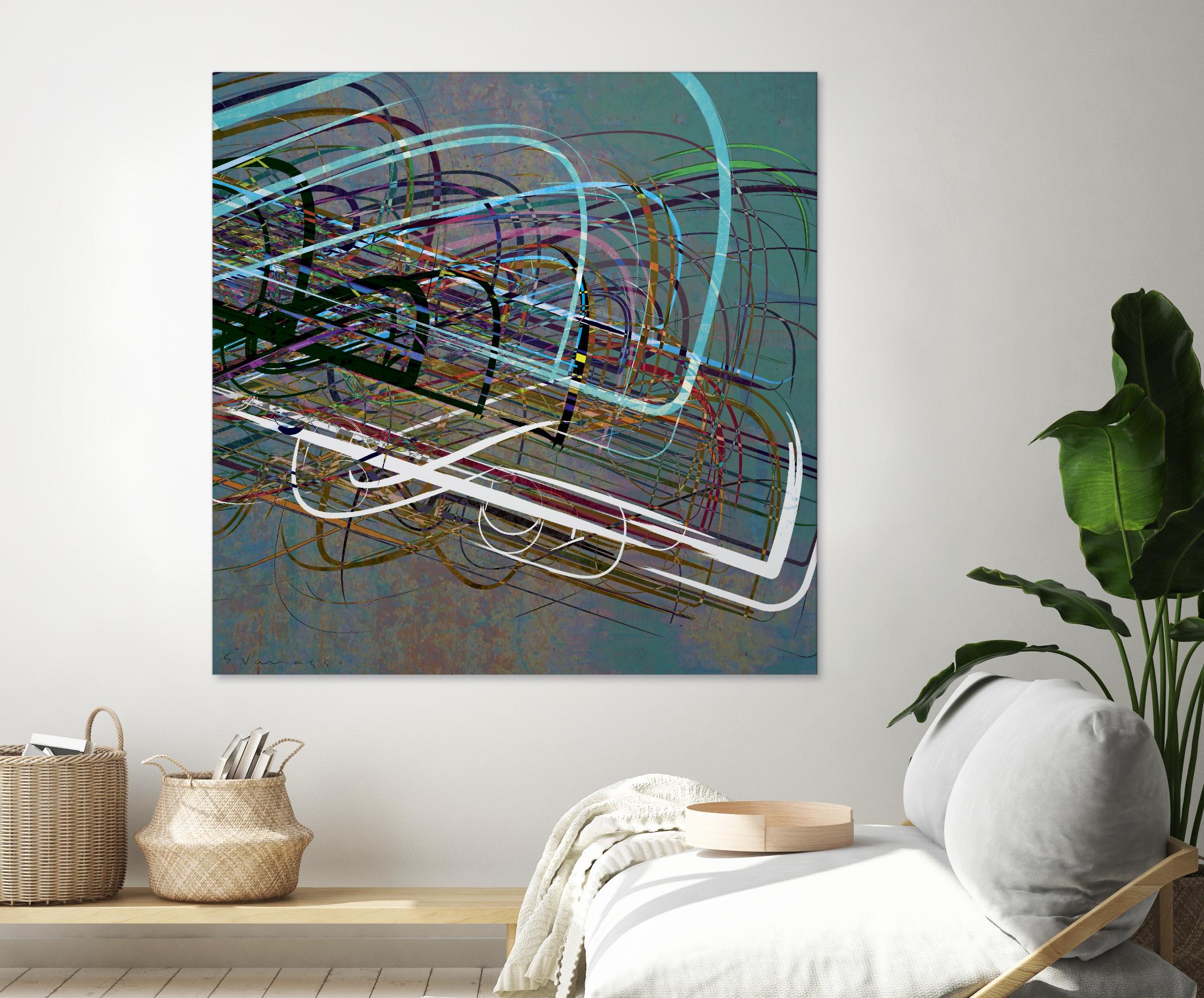 Electrical Currents III by Enrico Varrasso on GIANT ART - black abstract