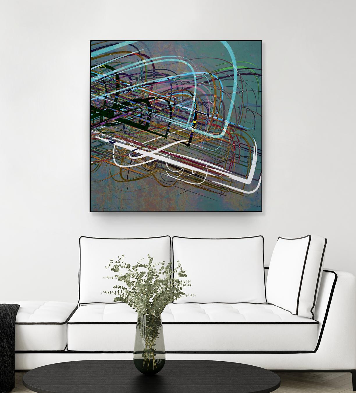 Electrical Currents III by Enrico Varrasso on GIANT ART - black abstract