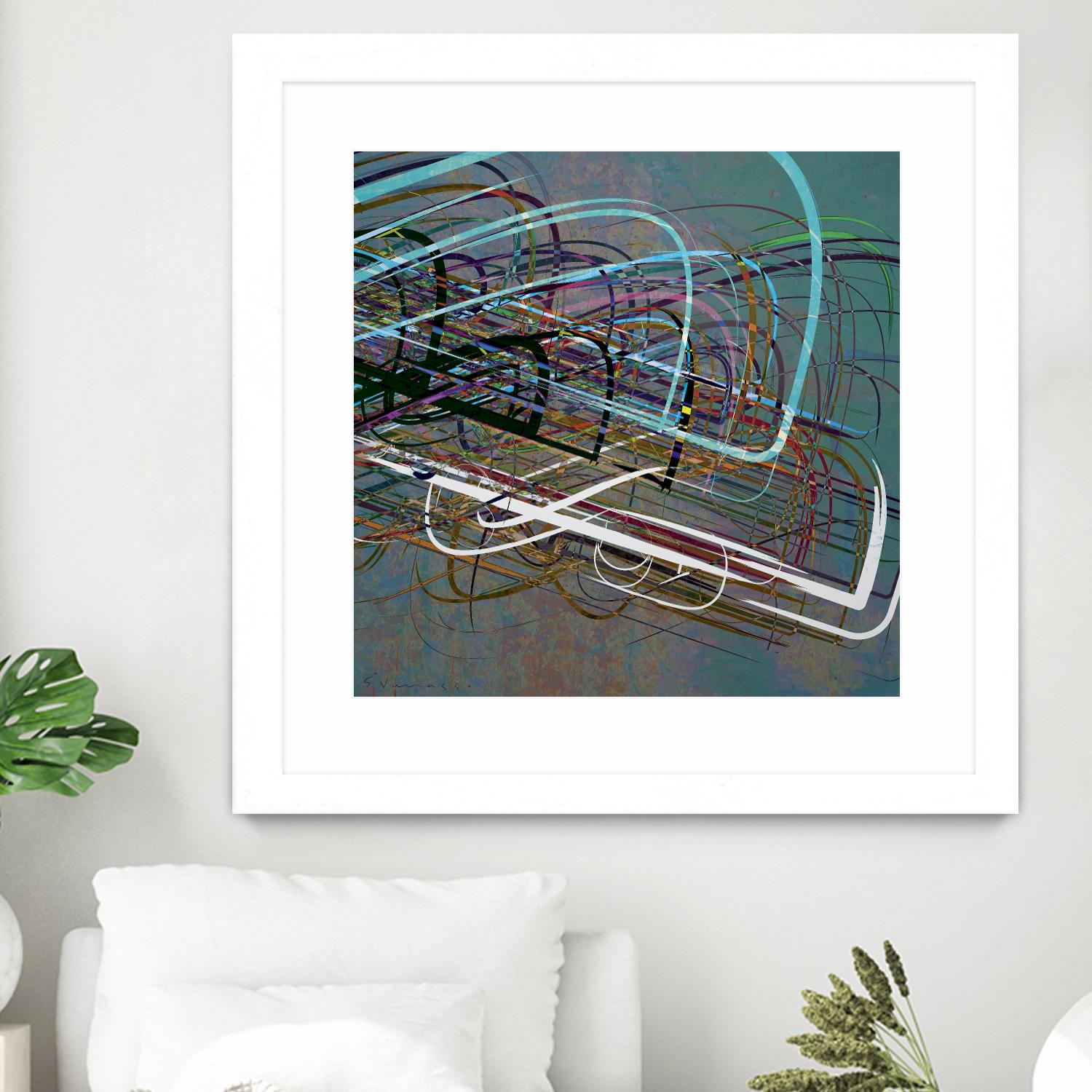 Electrical Currents III by Enrico Varrasso on GIANT ART - black abstract