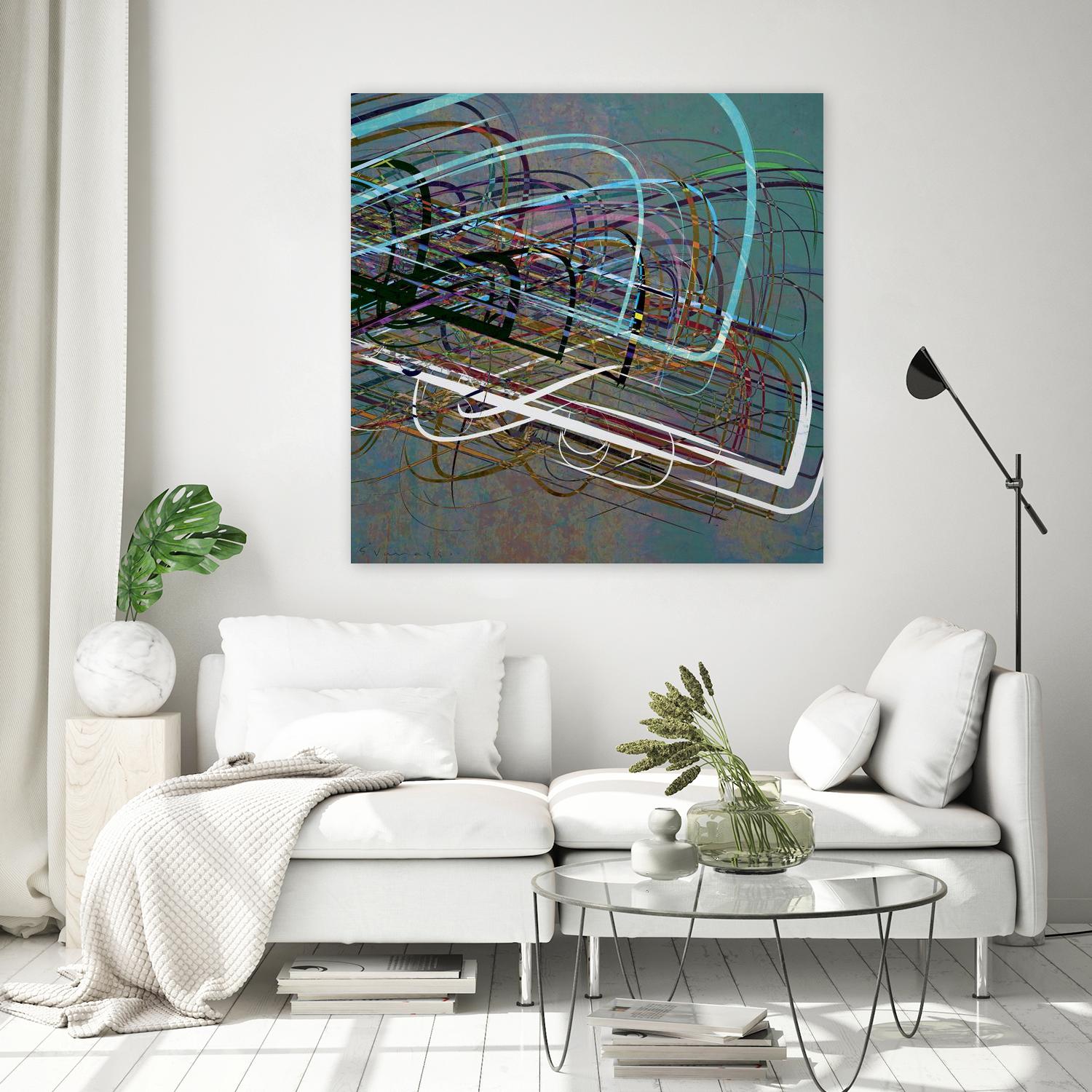 Electrical Currents III by Enrico Varrasso on GIANT ART - black abstract