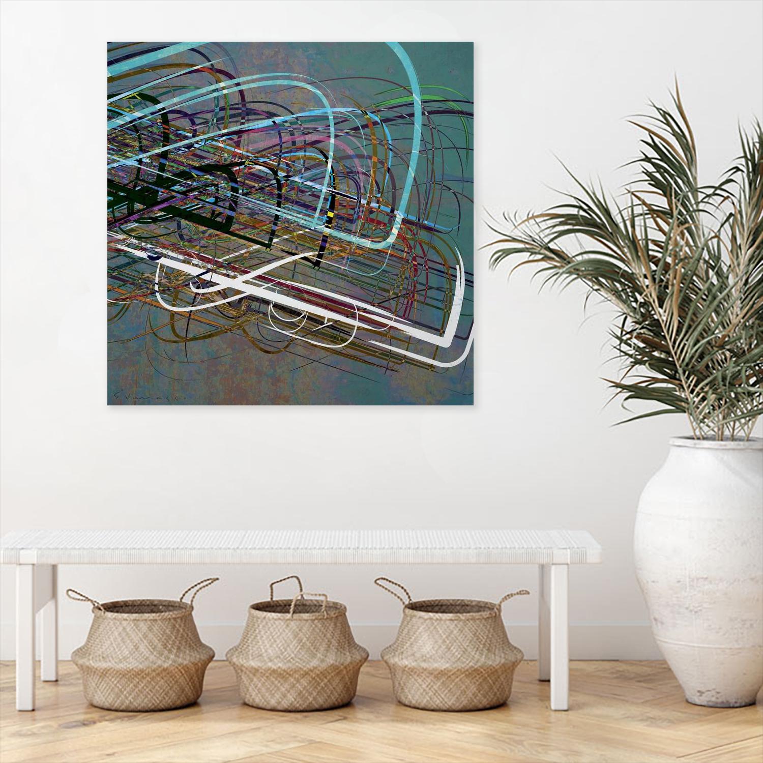 Electrical Currents III by Enrico Varrasso on GIANT ART - black abstract