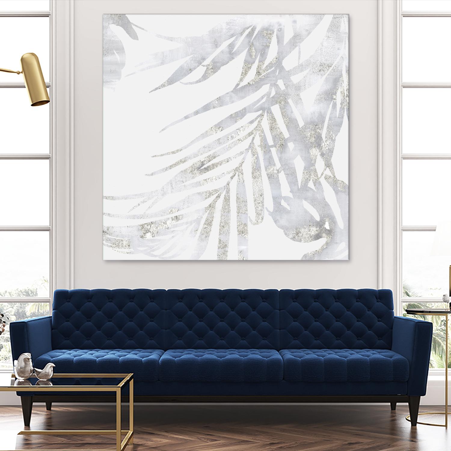 Faded Leaves II by Eva Watts on GIANT ART - grey botany