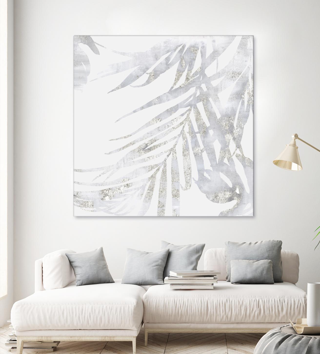 Faded Leaves II by Eva Watts on GIANT ART - grey botany