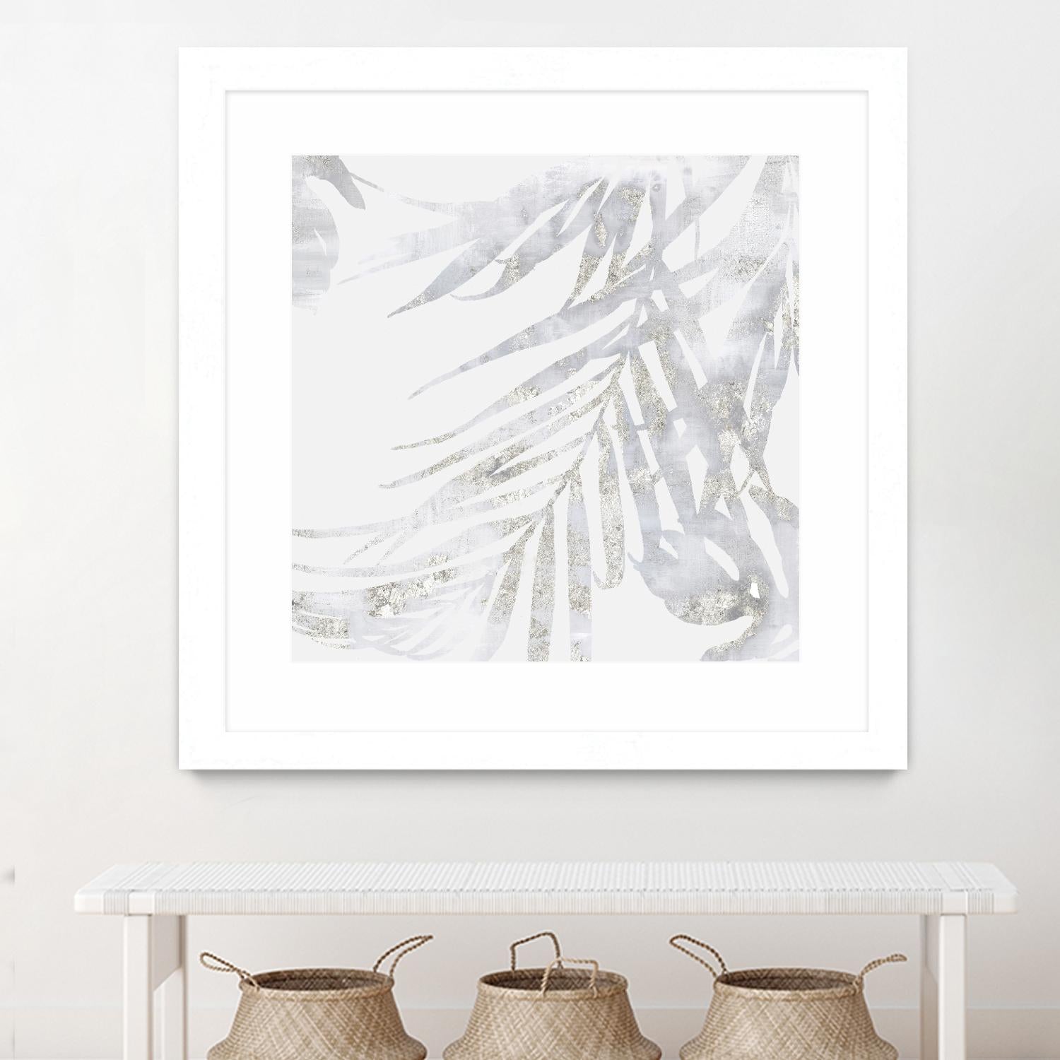 Faded Leaves II by Eva Watts on GIANT ART - grey botany