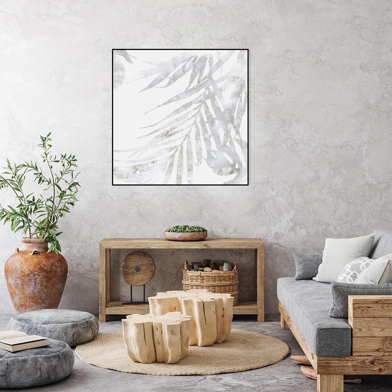 Faded Leaves II by Eva Watts on GIANT ART - grey botany