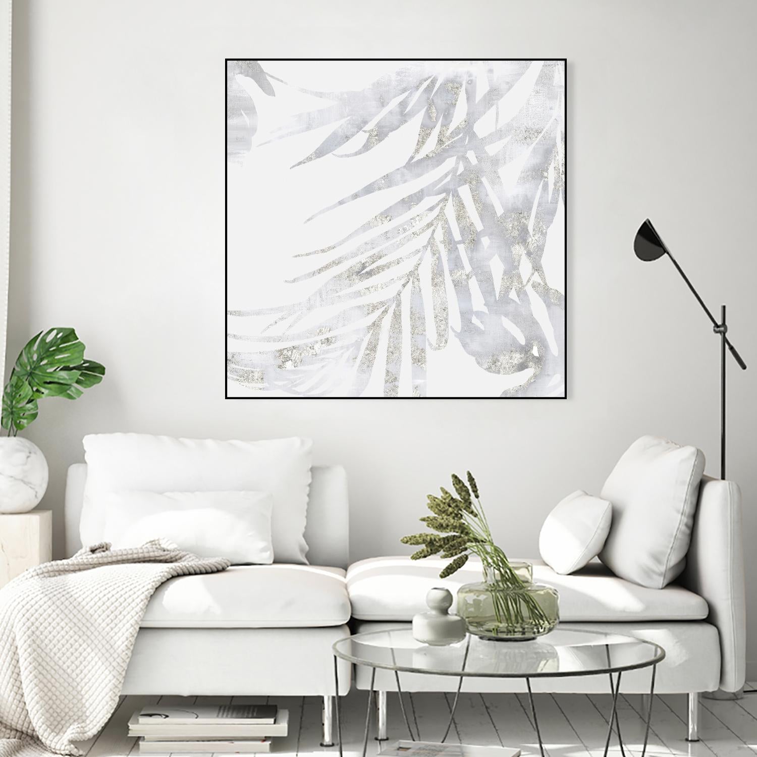 Faded Leaves II by Eva Watts on GIANT ART - grey botany