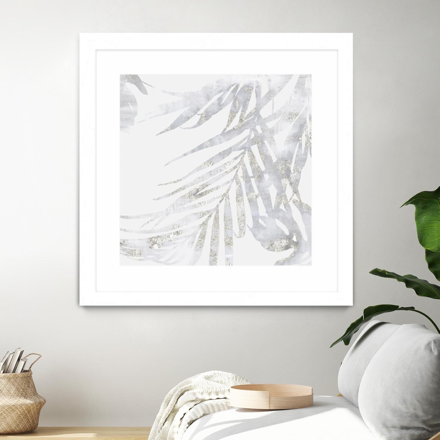 Faded Leaves II by Eva Watts on GIANT ART - grey botany