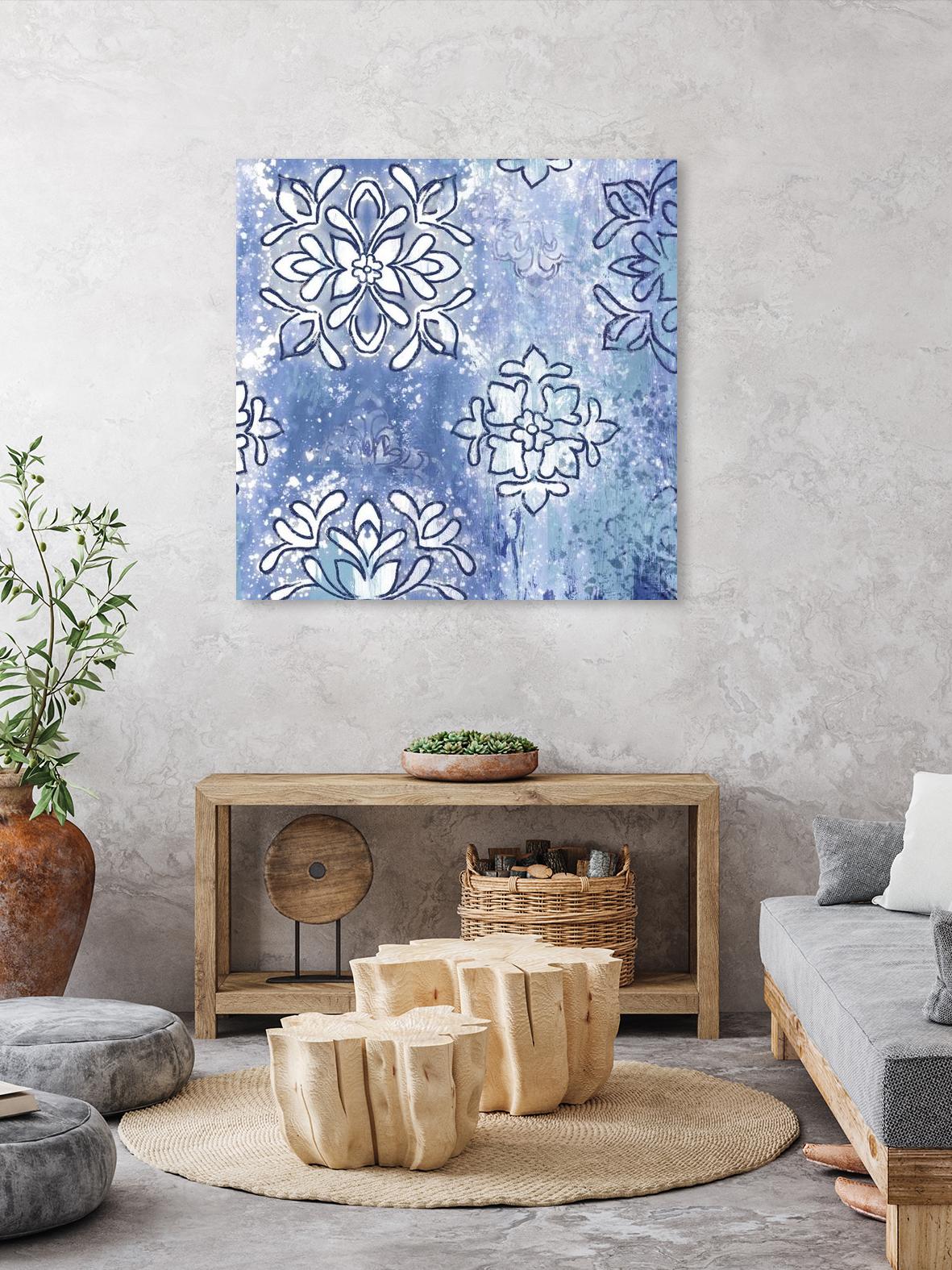 Blue Ex III by Eva Watts on GIANT ART - blue abstract