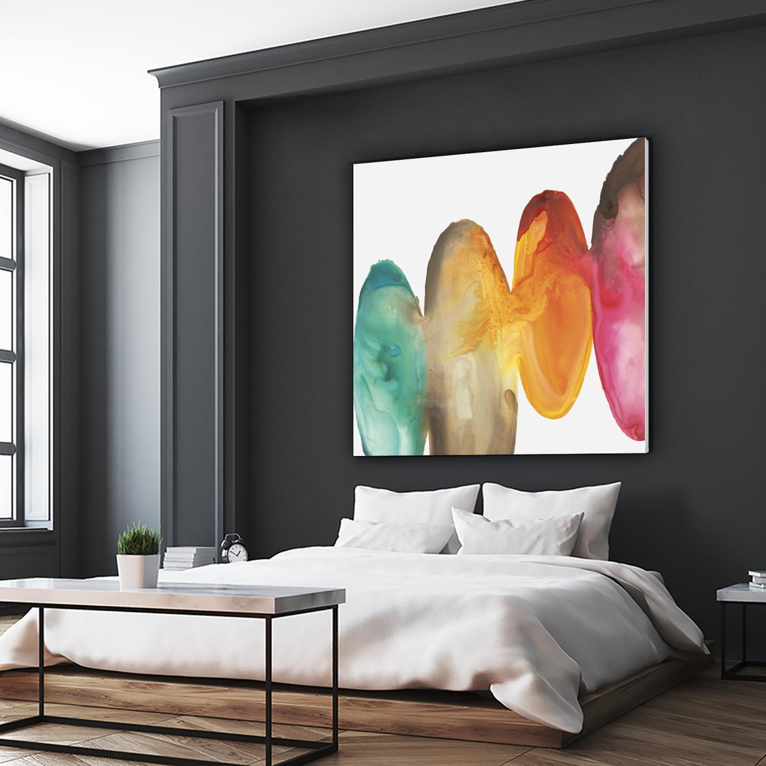 Bound I by Eva Watts on GIANT ART - orange abstract