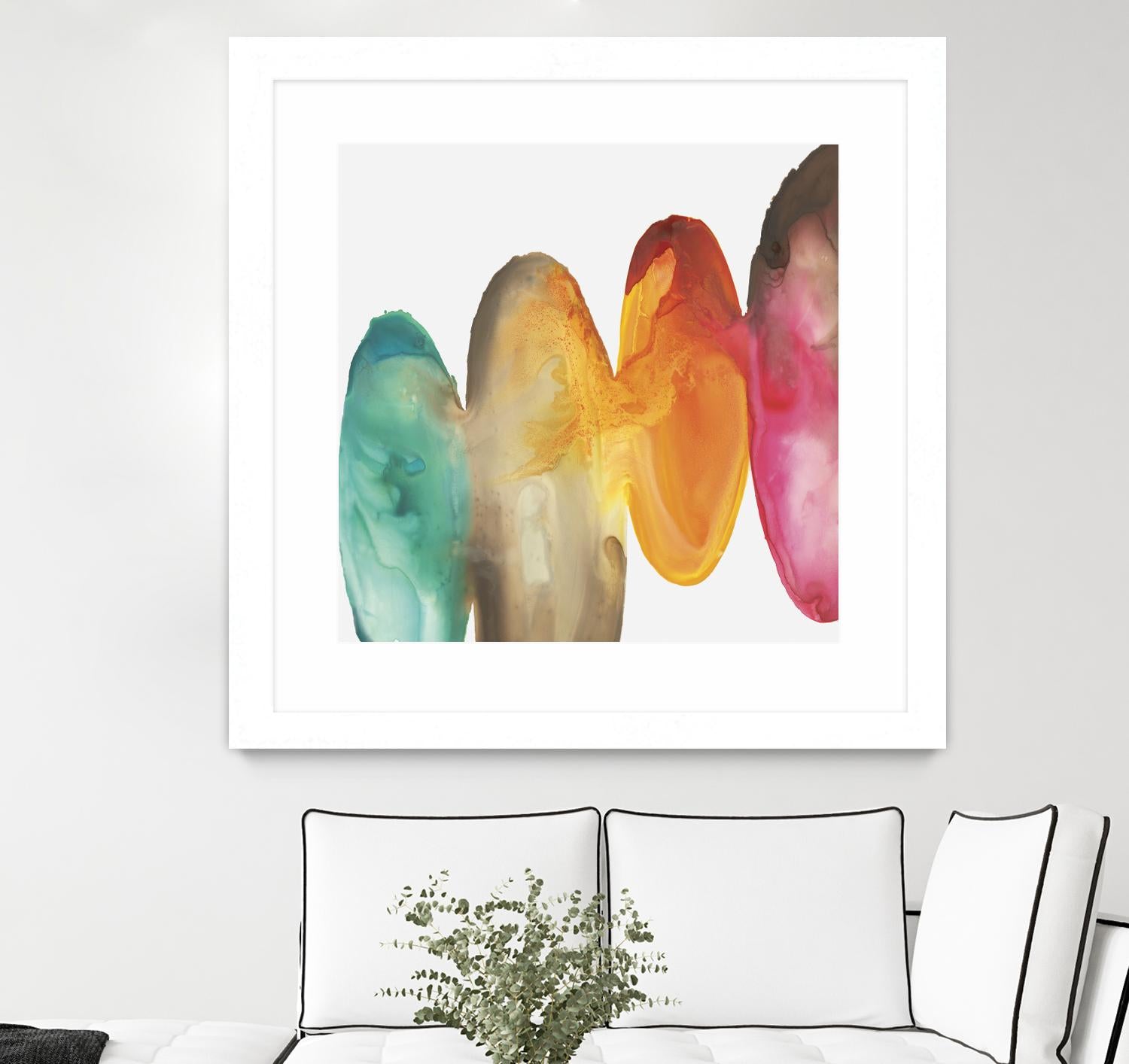 Bound I by Eva Watts on GIANT ART - orange abstract