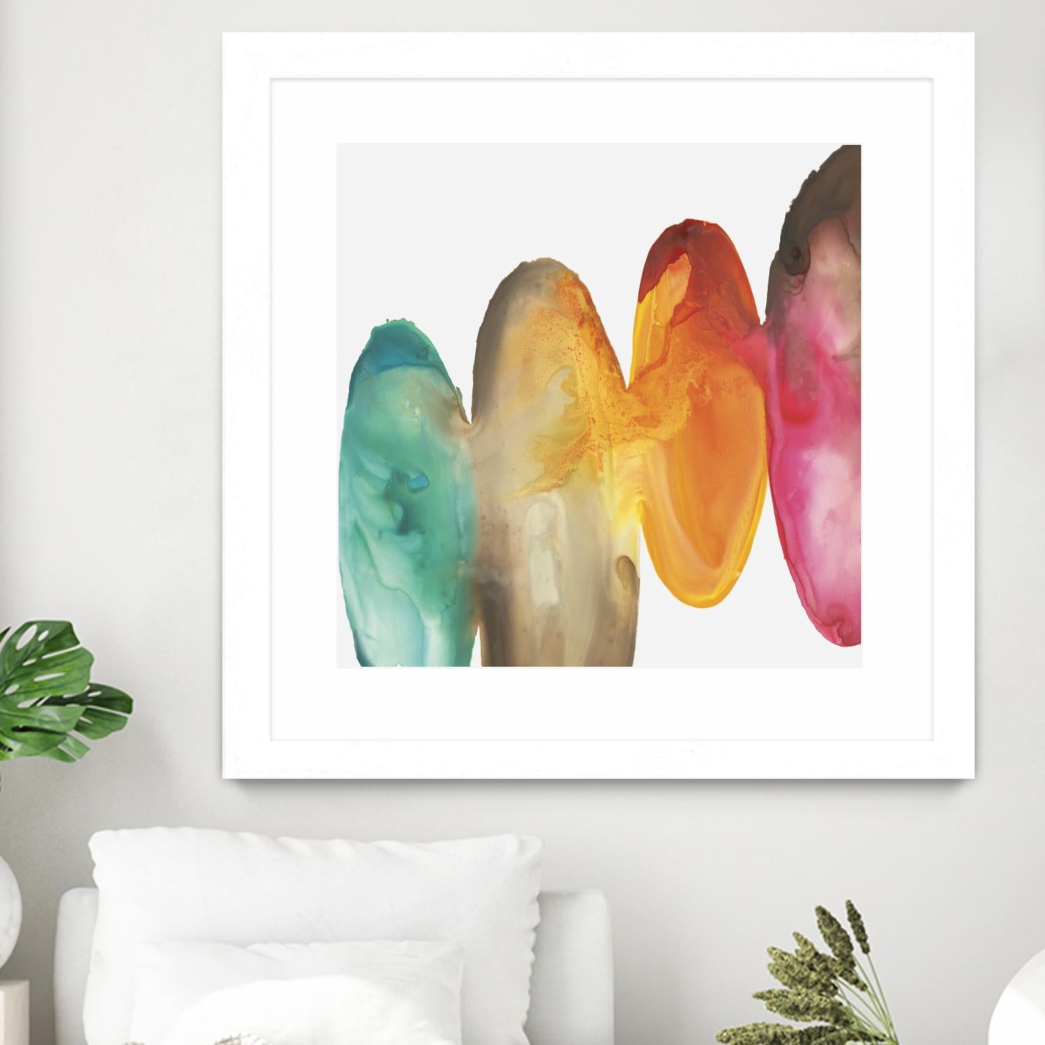 Bound I by Eva Watts on GIANT ART - orange abstract