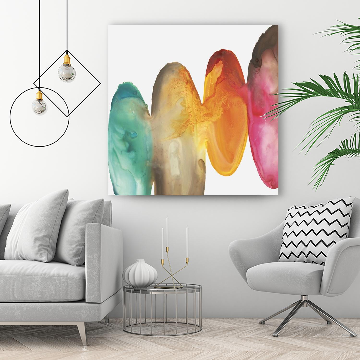 Bound I by Eva Watts on GIANT ART - orange abstract