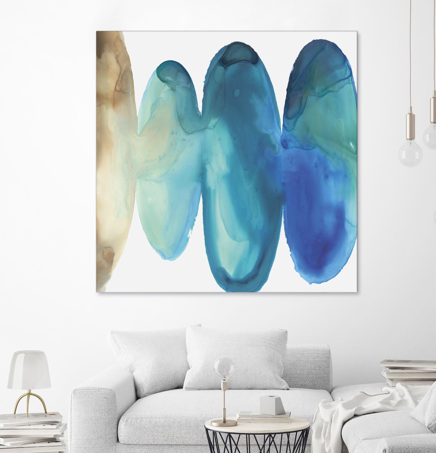 Bound II by Eva Watts on GIANT ART - white abstract