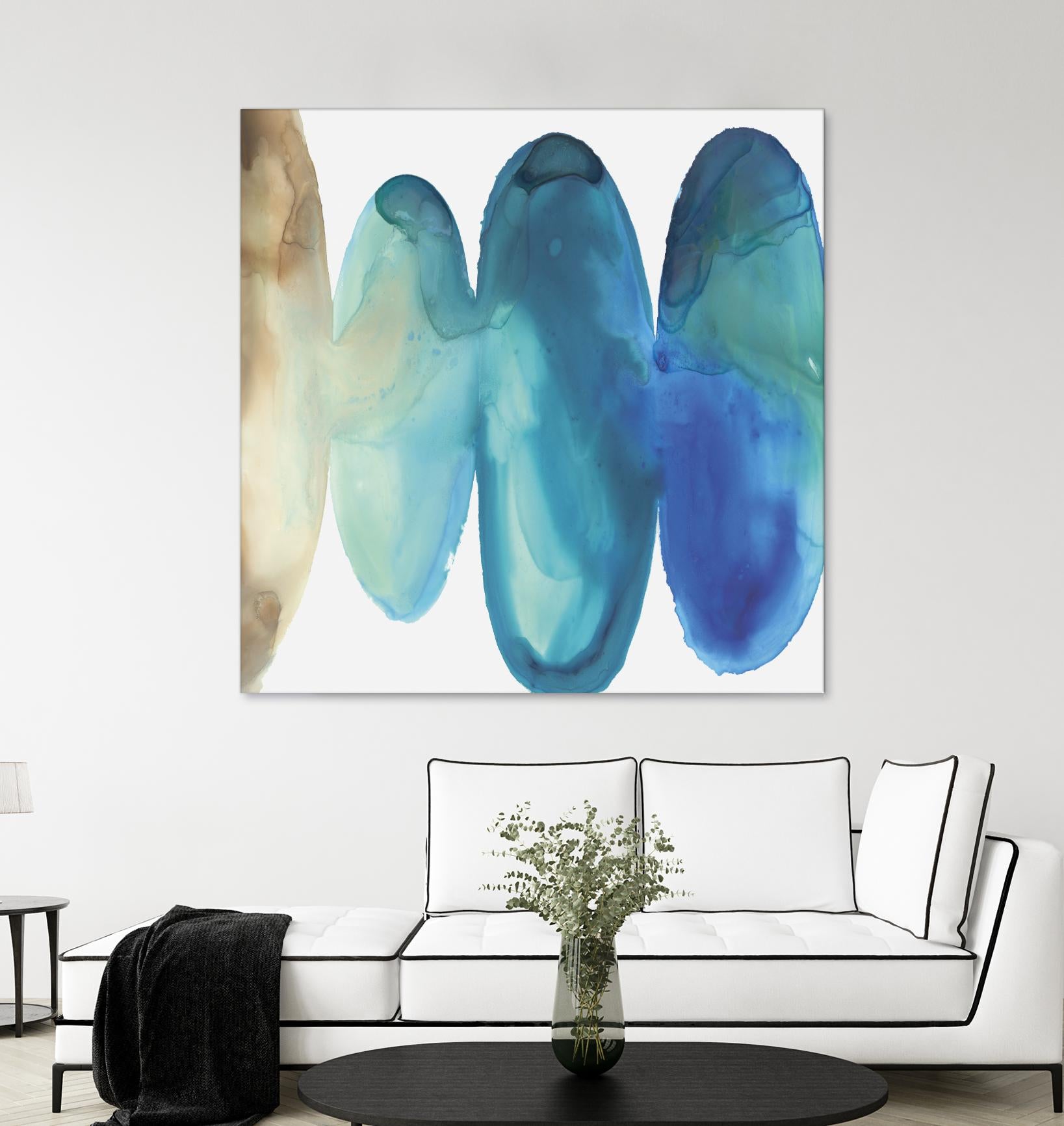 Bound II by Eva Watts on GIANT ART - white abstract