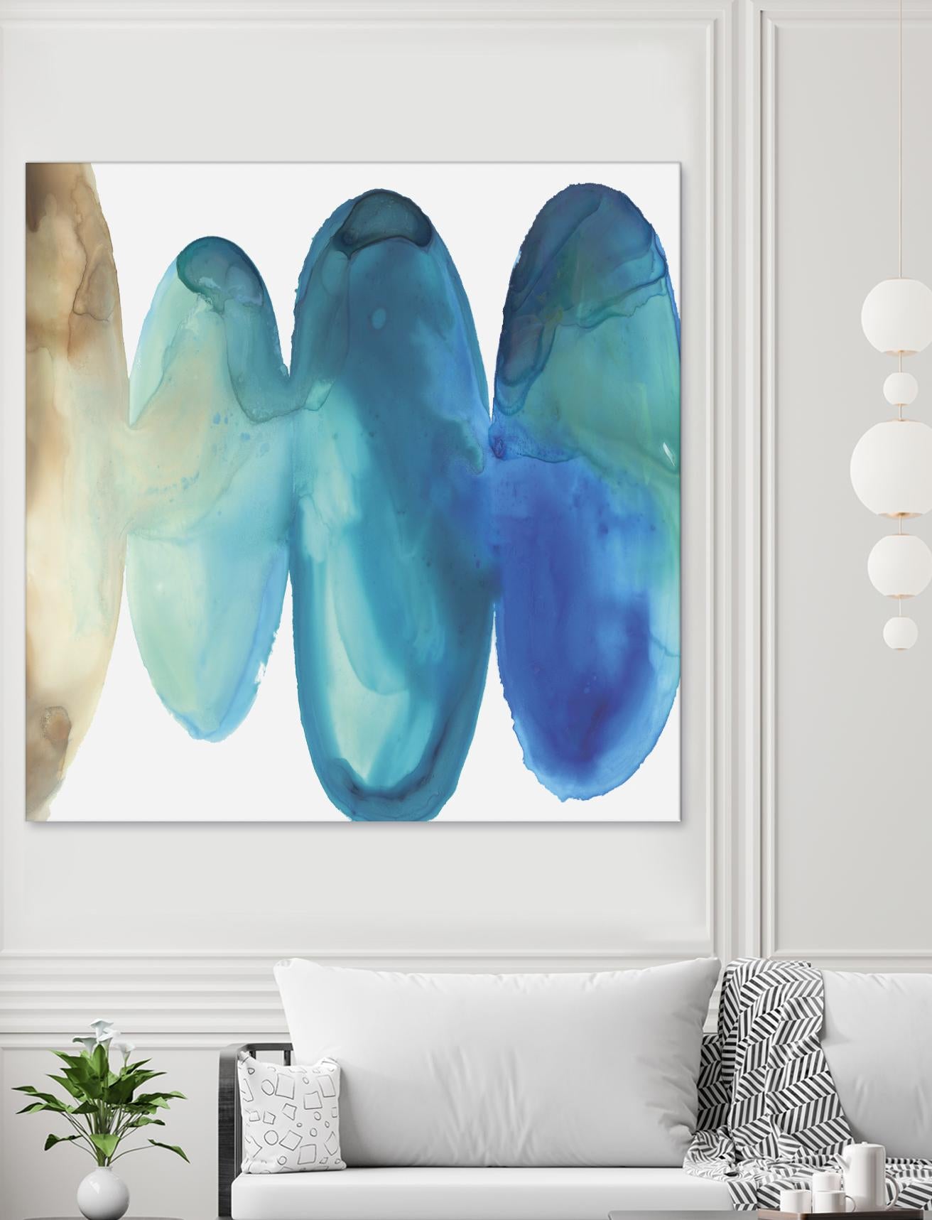 Bound II by Eva Watts on GIANT ART - white abstract