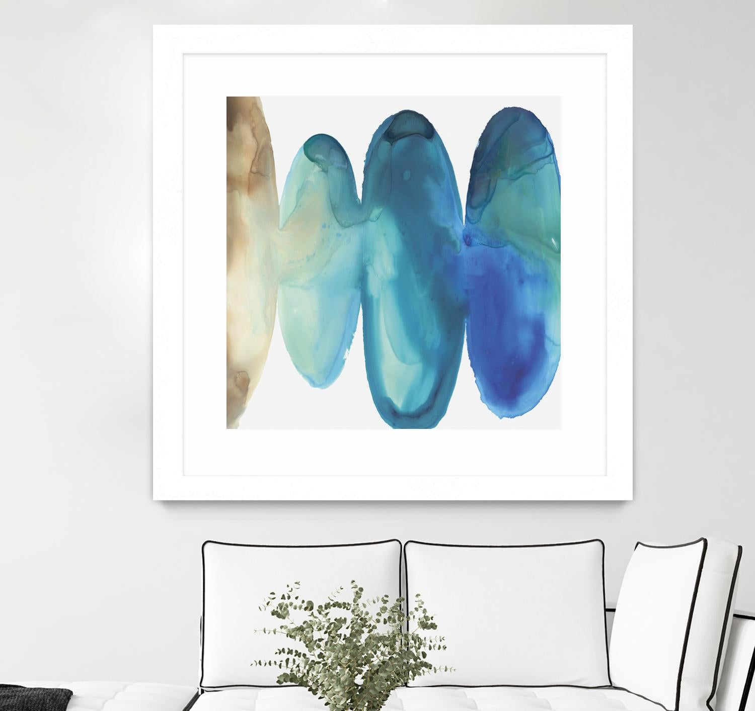 Bound II by Eva Watts on GIANT ART - white abstract