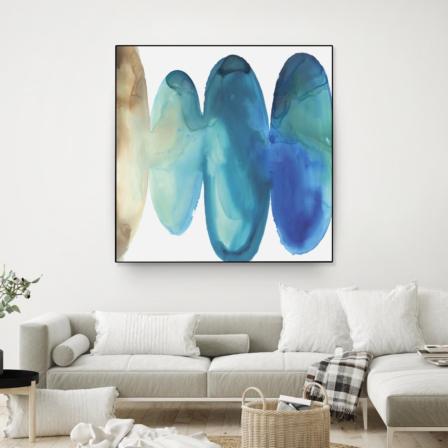 Bound II by Eva Watts on GIANT ART - white abstract