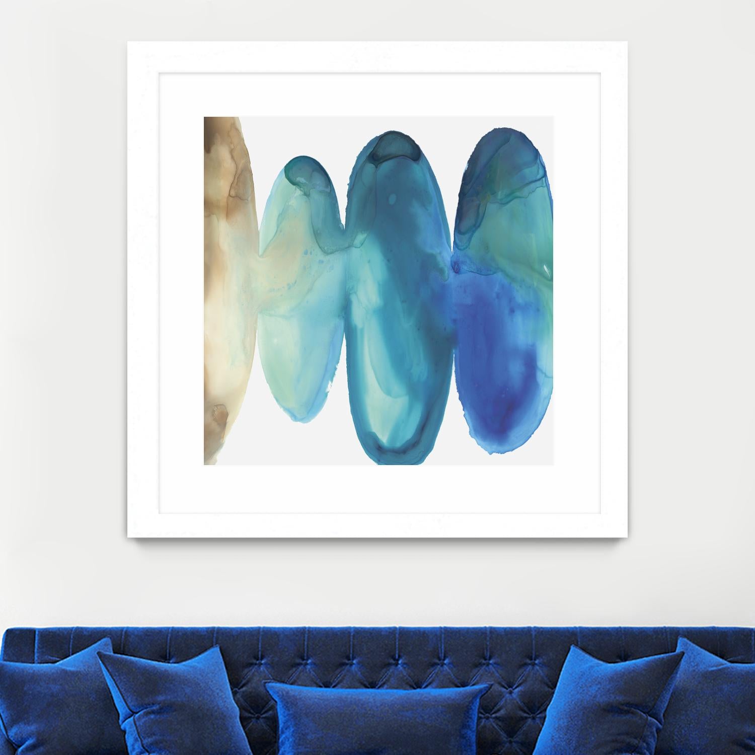 Bound II by Eva Watts on GIANT ART - white abstract