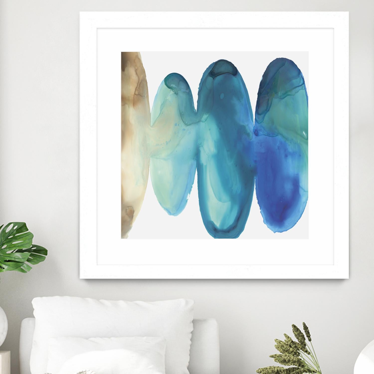 Bound II by Eva Watts on GIANT ART - white abstract